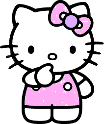 Recado Facebook Dúvida – Hello Kitty Rosa