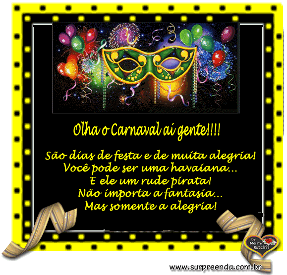 Recado Facebook Olha o Carnaval Ai!
