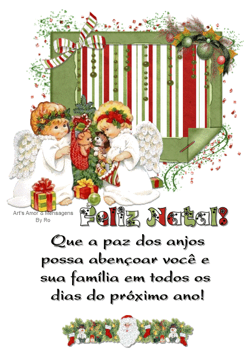 Feliz natal, Deus abençoe sua família - Recados para Facebook