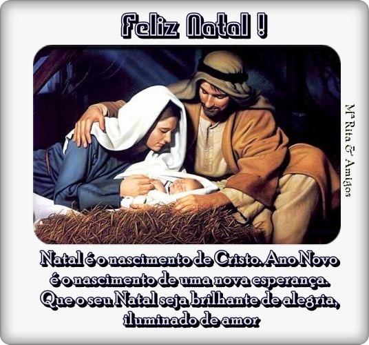 Natal é o nascimento de Cristo - Recados para Facebook